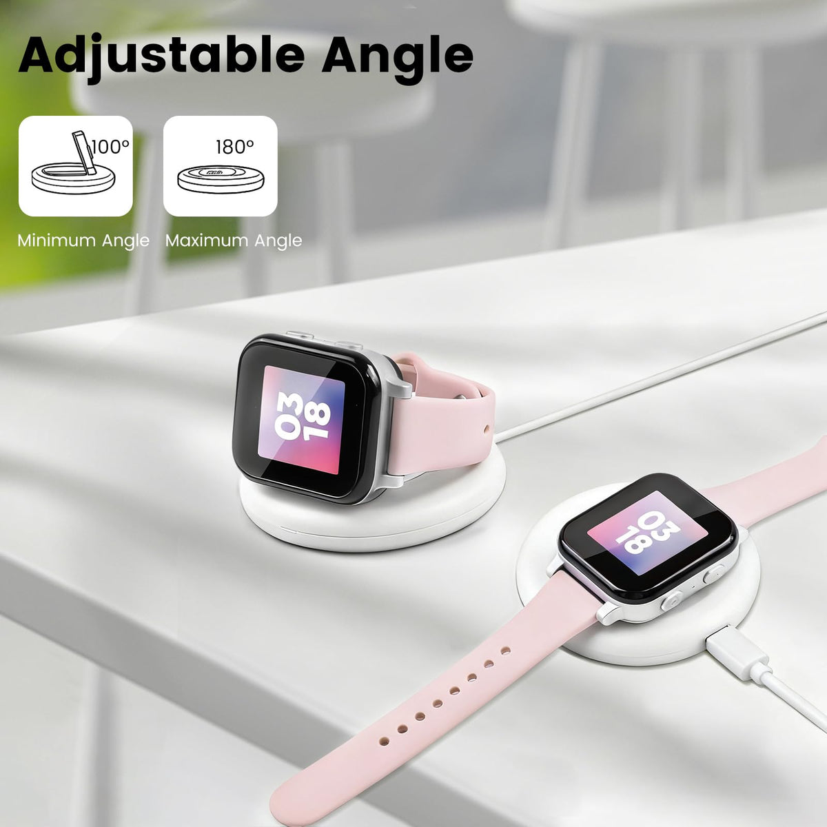 NewJourney magnetic snap-on dock for Gabb watch enables easy one-handed charging