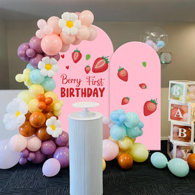Newleafly berry first birthday decal sheet on vinyl for easy peel-and-stick application