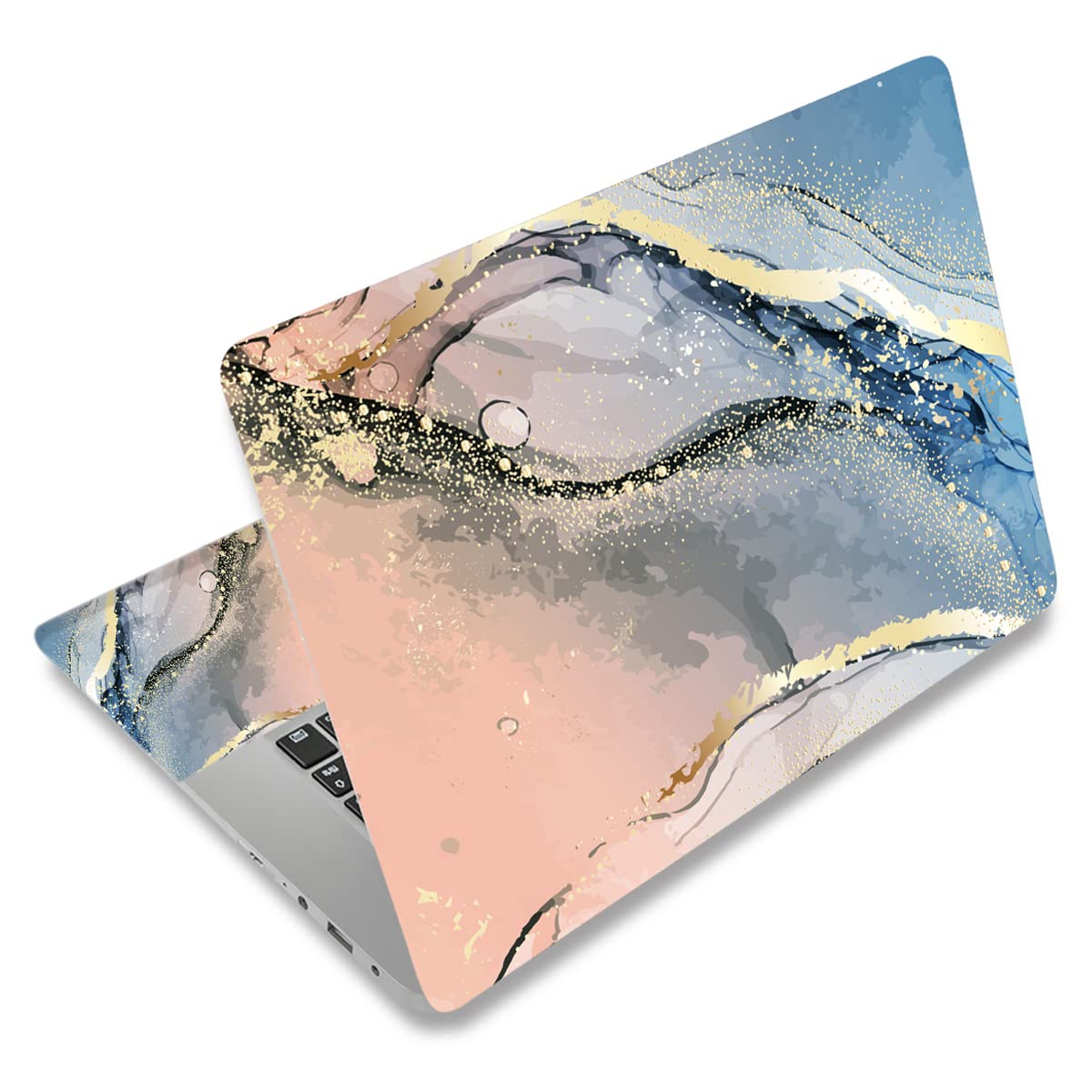NewPlenty Marble7 laptop skin cover: marble finish shields against scratches and adds style.