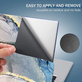 NewPlenty Marble7 universal fit demonstrates compatibility with 13 to 15.6 inch laptops.