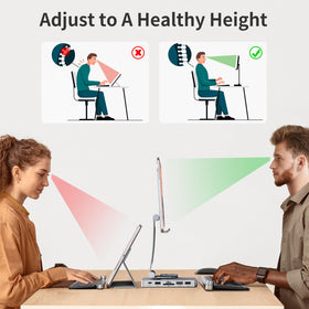NEWQ foldable tablet-laptop dock for portable setups.
