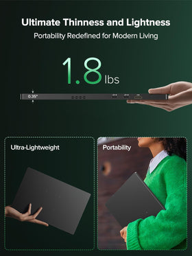 Newsoul 4K portable monitor compact travel companion in a backpack