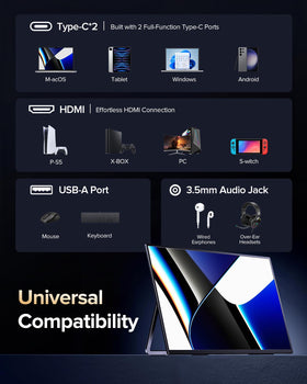 Newsoul built-in speakers offer convenient on-device audio for entertainment.