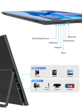 Newsoul foldable stand keeps the setup slim and portable