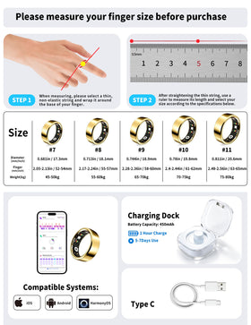 NewTrip Smart Ring on the wrist for quick wear and day-long comfort.