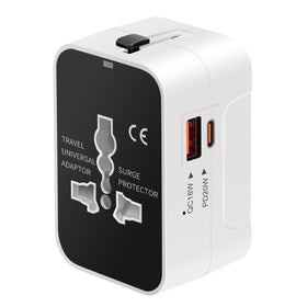 NEWVANGA international travel adapter with PD3 USB-C 20W for fast charging on the go.