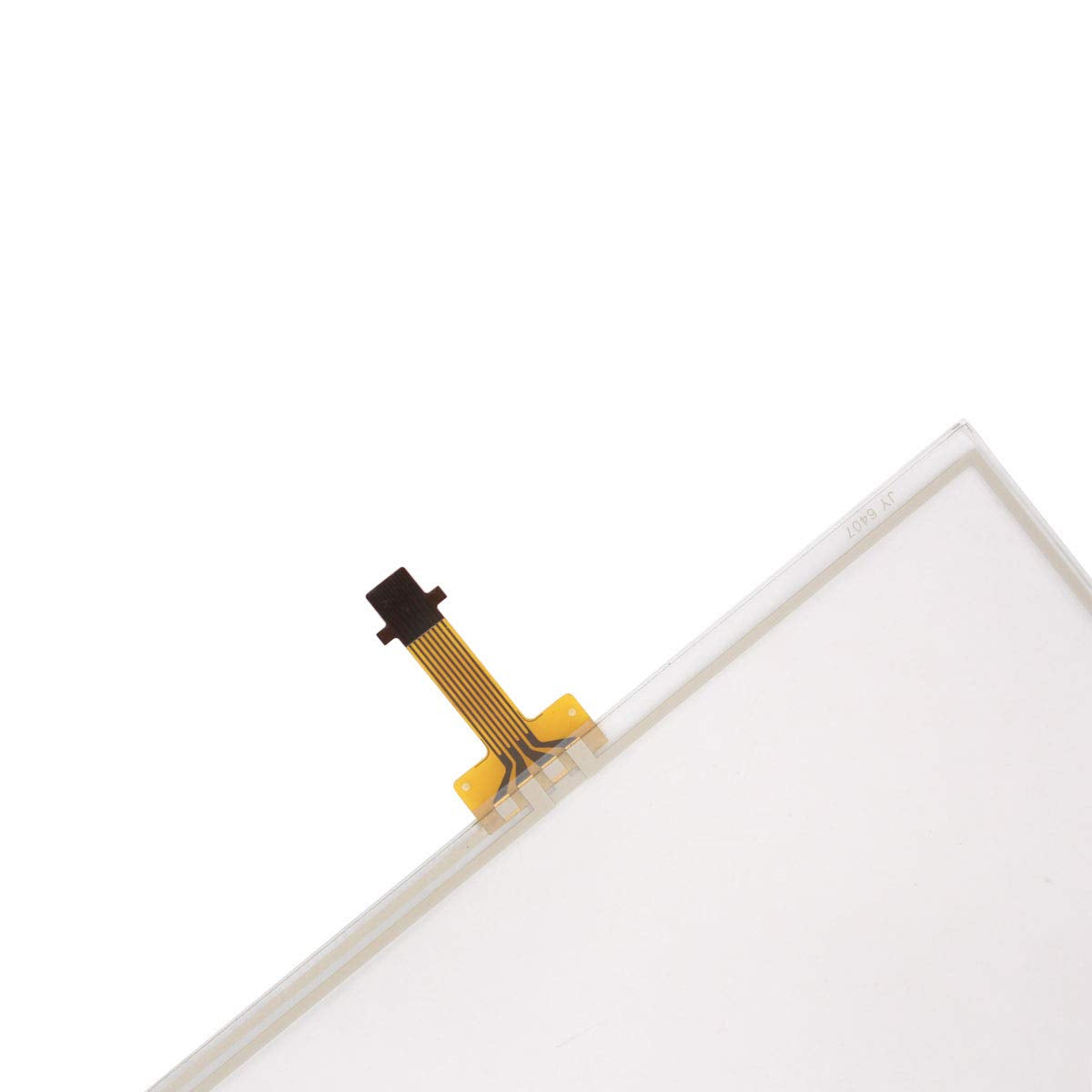 NewYall 6.1 inch glass digitizer for Camry installation detail showing precise fit.