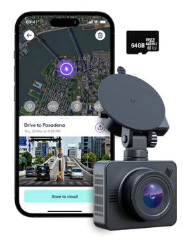 Nexar Beam dash cam front view with crisp 1080p footage