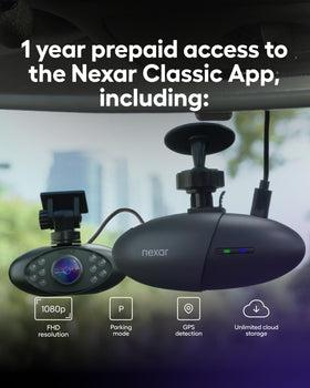Nexar Pro includes a 32GB SD card for immediate recording and storage