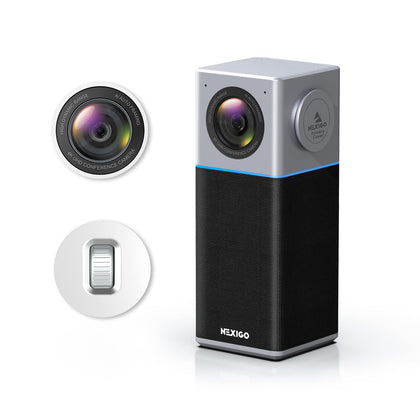 NexiGo N3000 front view showing 4K clarity for engaging virtual meetings