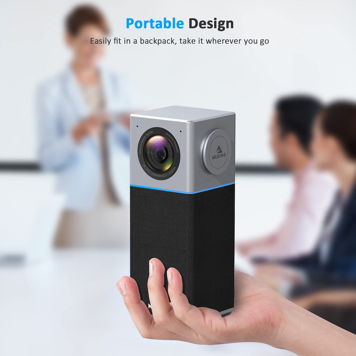 NexiGo N3000 side buttons for quick audio control during calls
