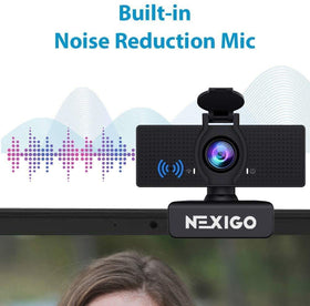 NexiGo N60 privacy cover closed for secure video calls