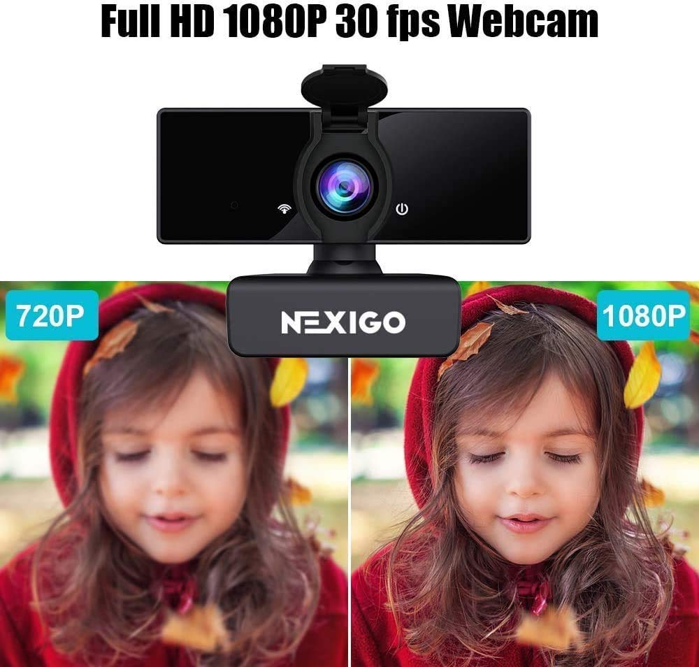 NexiGo N660 privacy cover clip protecting the lens during online meetings