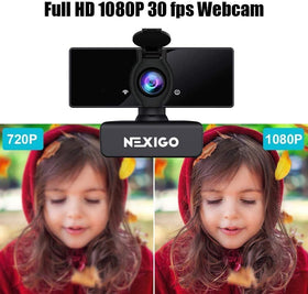 NexiGo N660 privacy cover clip protecting the lens during online meetings