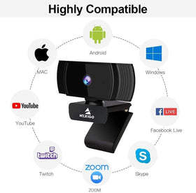 NexiGo mounted on laptop screen illustrating easy clip installation