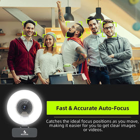 NexiGo privacy shutter closed over lens, ensures visual security when not recording