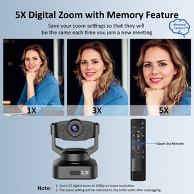 NexiGo N990 dual stereo mics capture natural audio for calls