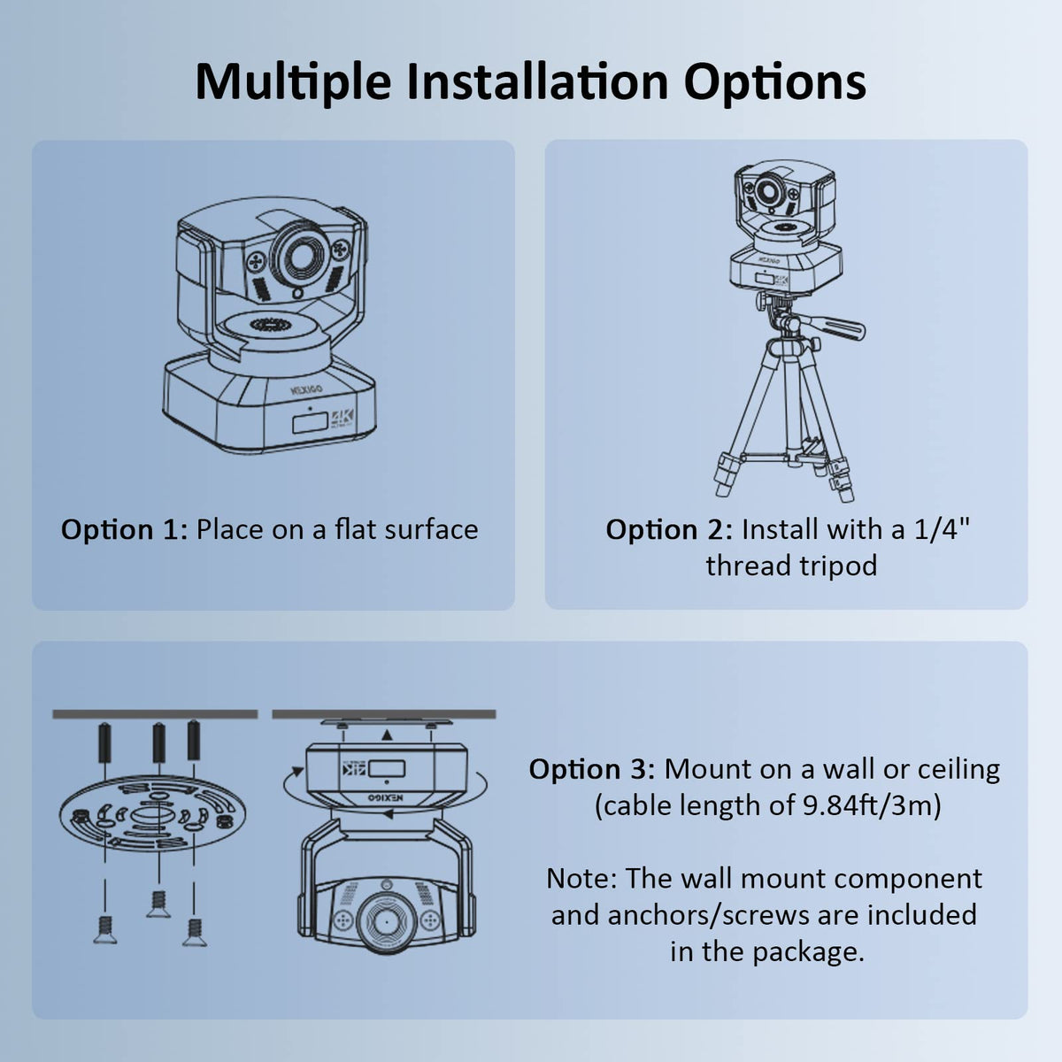 NexiGo N990 quick setup guide helps you connect fast