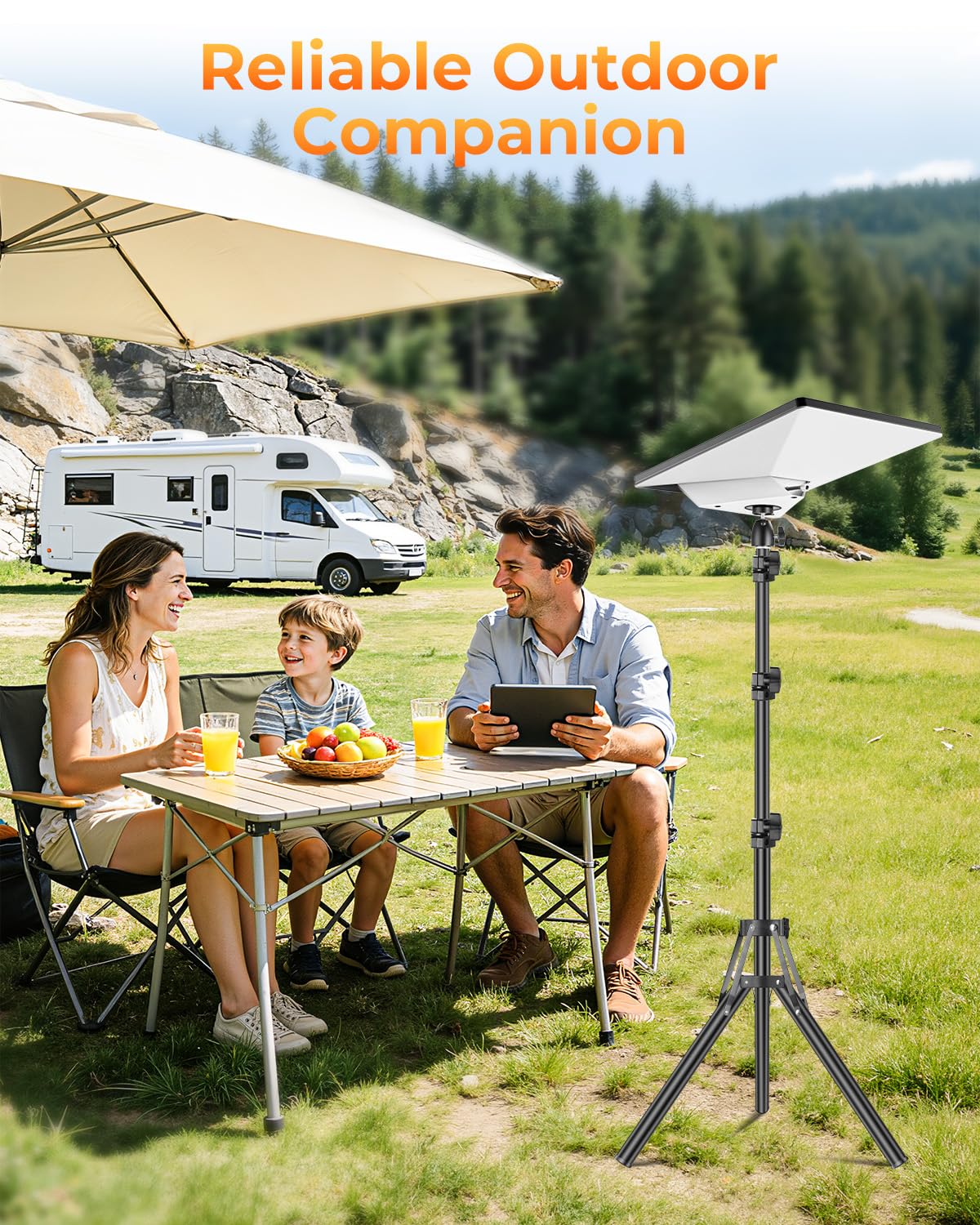 Nexiview used as camera mount for livestreaming and outdoor content creation