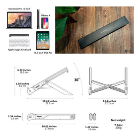 Nexstand K7 vented airflow supports steady laptop cooling on desk.
