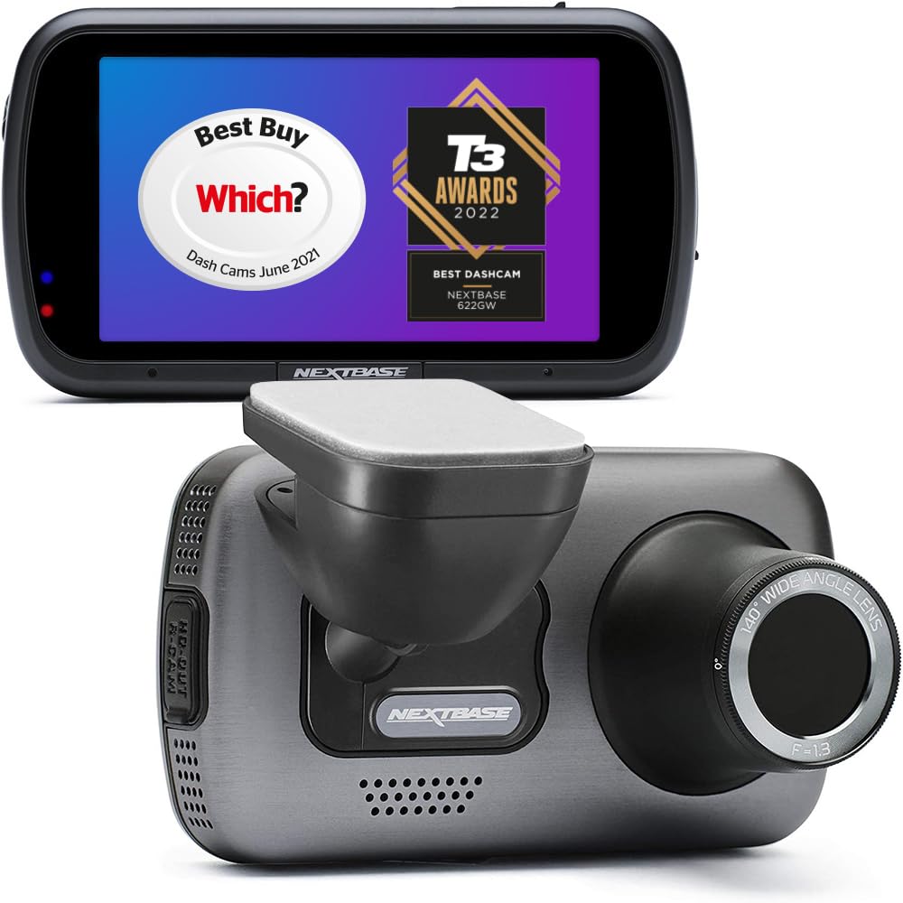 Nextbase 622GW front 4K video captures sharp road details