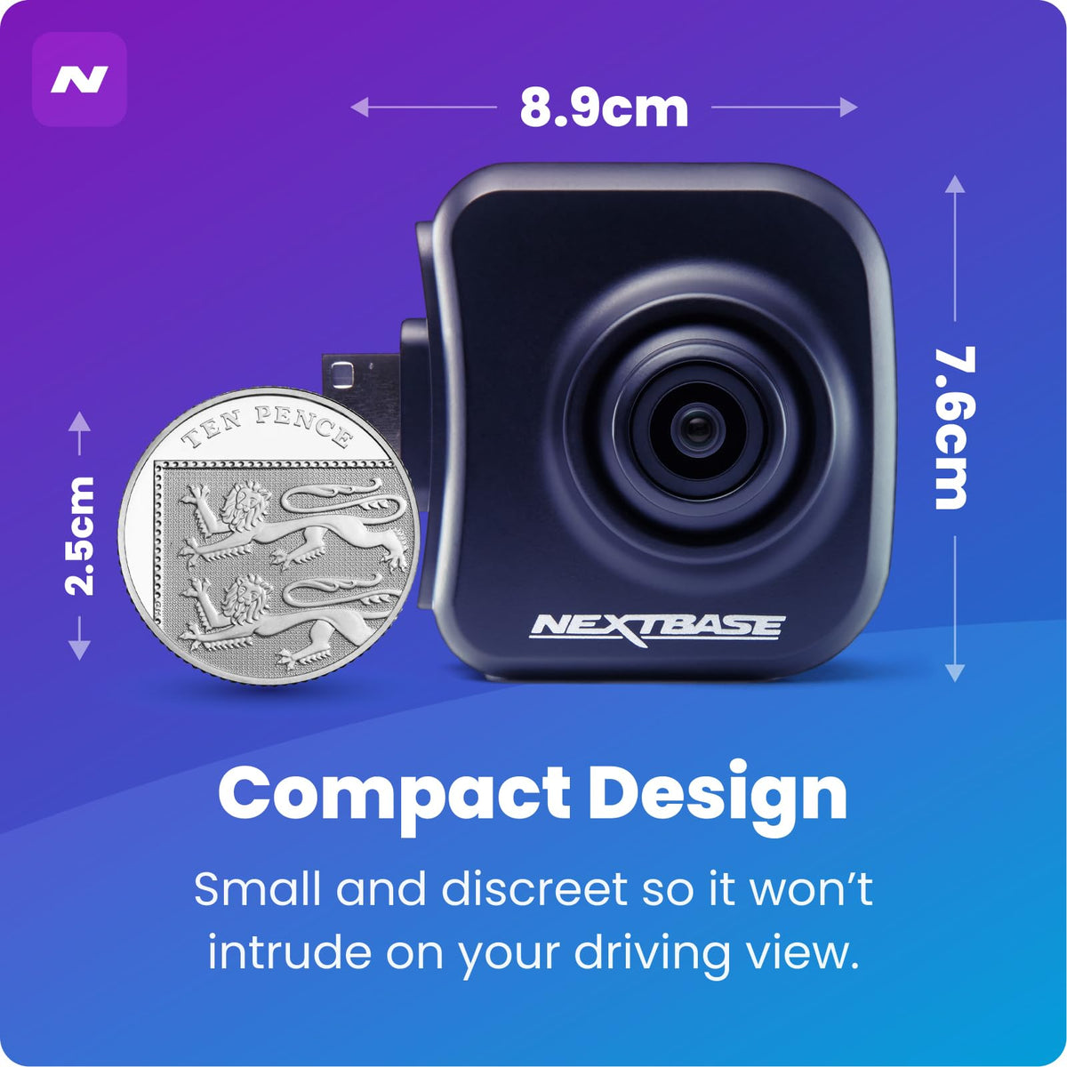 Nextbase dash cam add-on 30-degree telephoto lens captures distant road details clearly.