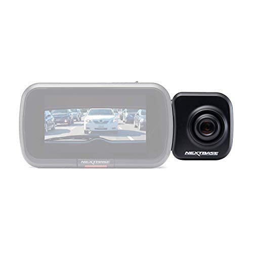 Compact exterior camera blends with vehicle for discreet monitoring.