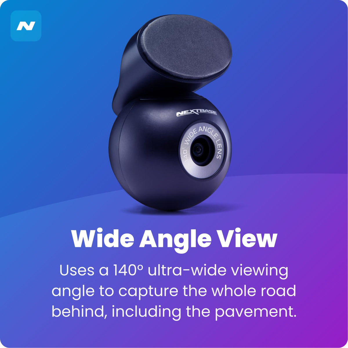 Nextbase rear window camera compatible with 422GW for easy upgrade