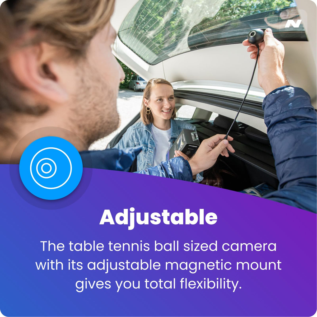 Nextbase rear window camera compatible with 522GW for expanded system