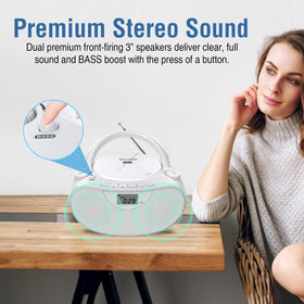 Nextron speaker close-up highlighting stereo drivers and improved clarity