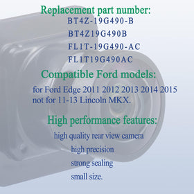 NFSpeeding rear view camera includes 12-month warranty and support.