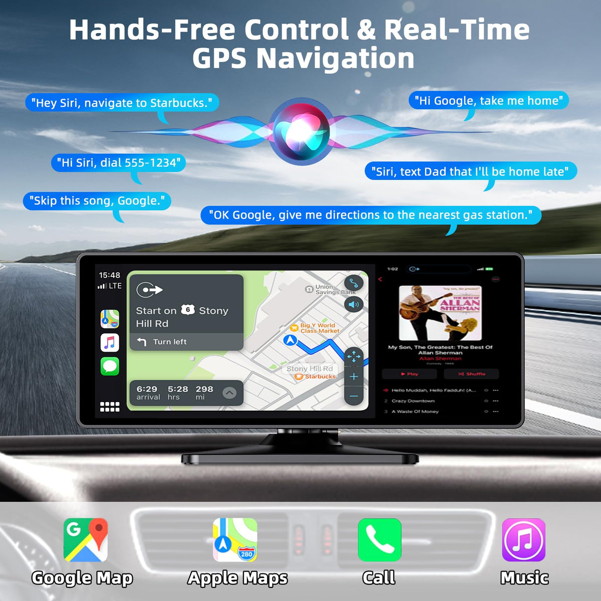 NFOIEIS 1080P rear camera captures clear lane changes