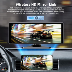 NFOIEIS Built-in Bluetooth AUX FM for rich car stereo sound