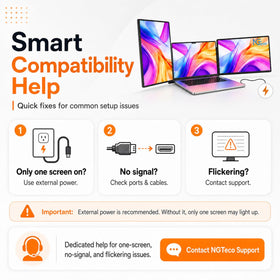 NGTeco plug-and-play compatibility with Windows, Mac, and Chrome OS for simple setup