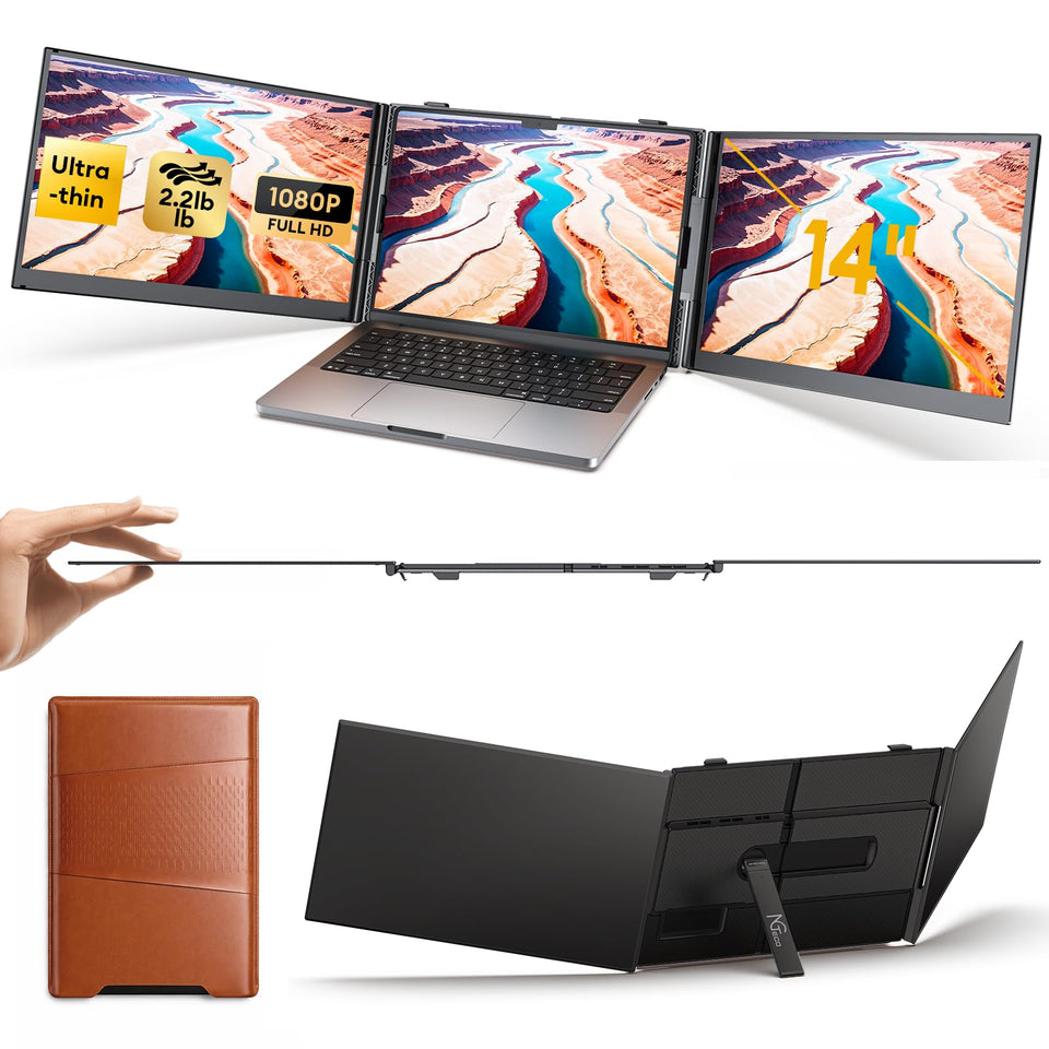 NGTeco S8 Pro laptop setup for multitasking with an extra screen