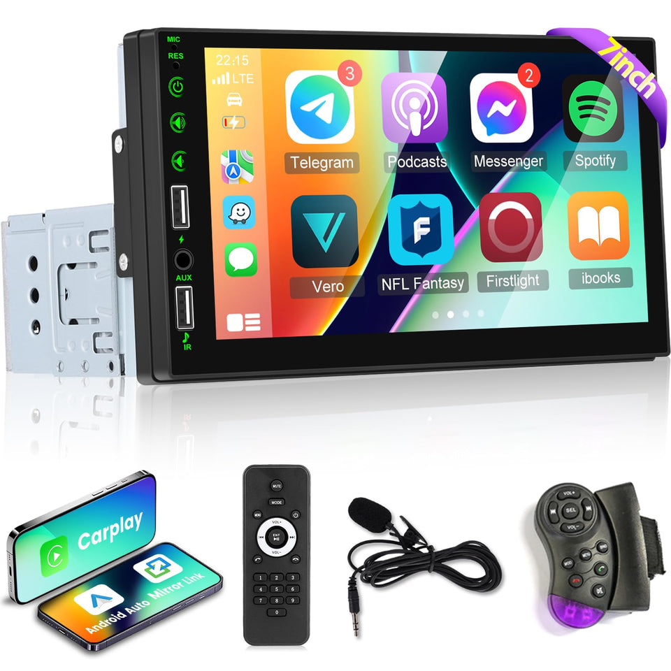 NHOPEEW front panel showing 7-inch display and clear interface for easier control