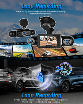 NHOPEEW night vision mode delivers clearer footage in low light and tunnels.