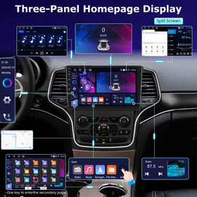 NHOPEEW three-split screen supports multitasking on the go