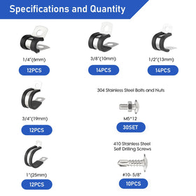 Nicalas 304 stainless steel clamps offer durable indoor and outdoor performance.