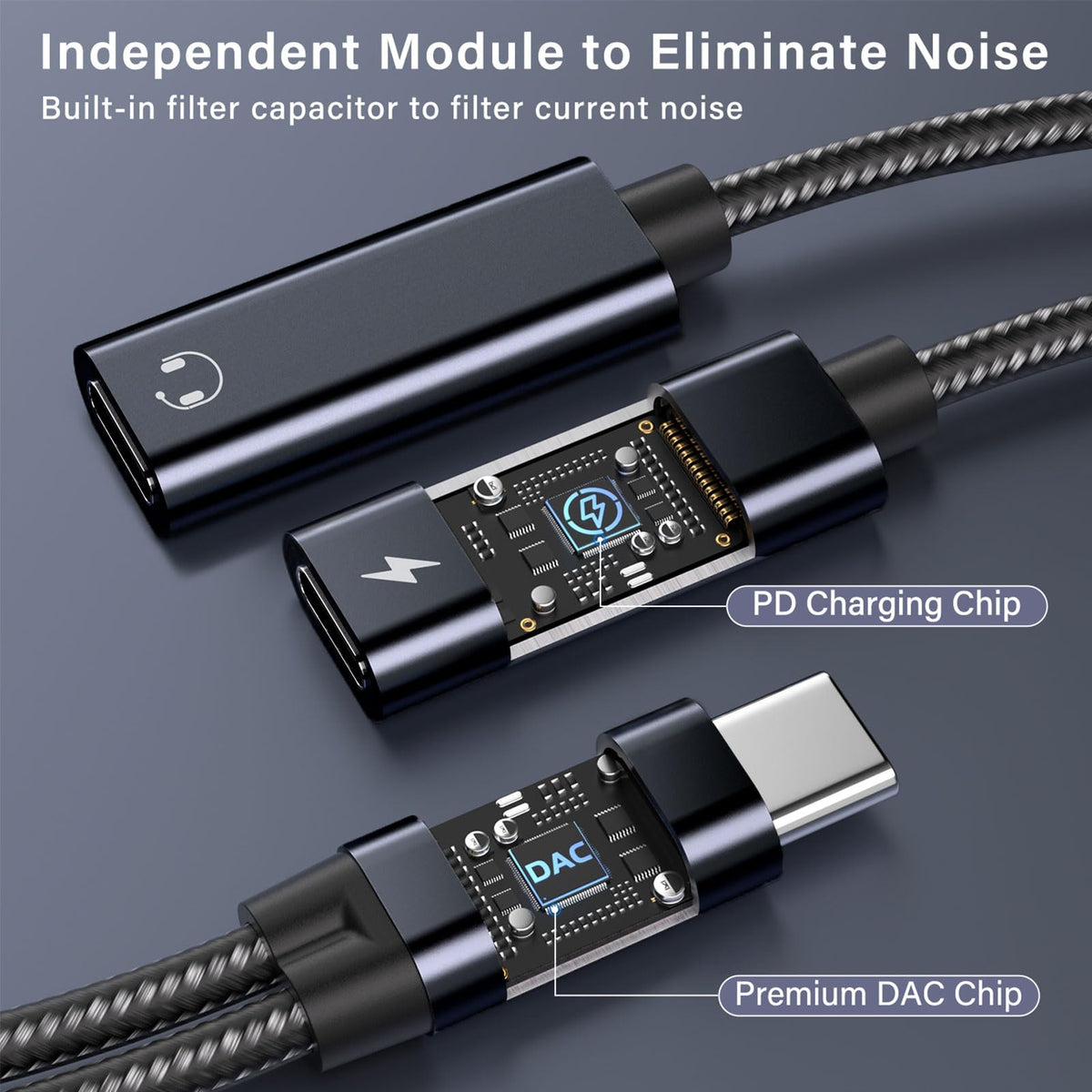 NICE BUDDY braided cable and reinforced connectors for durable everyday use