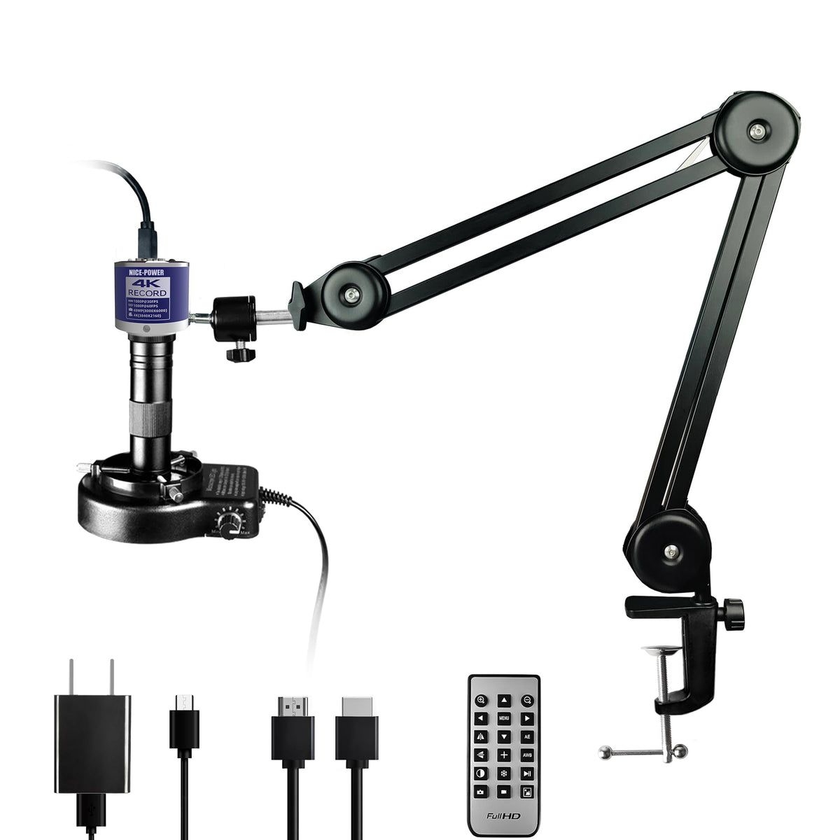 NICE-POWER digital microscope camera-4K-48MP for ultra-detailed electronics inspection.