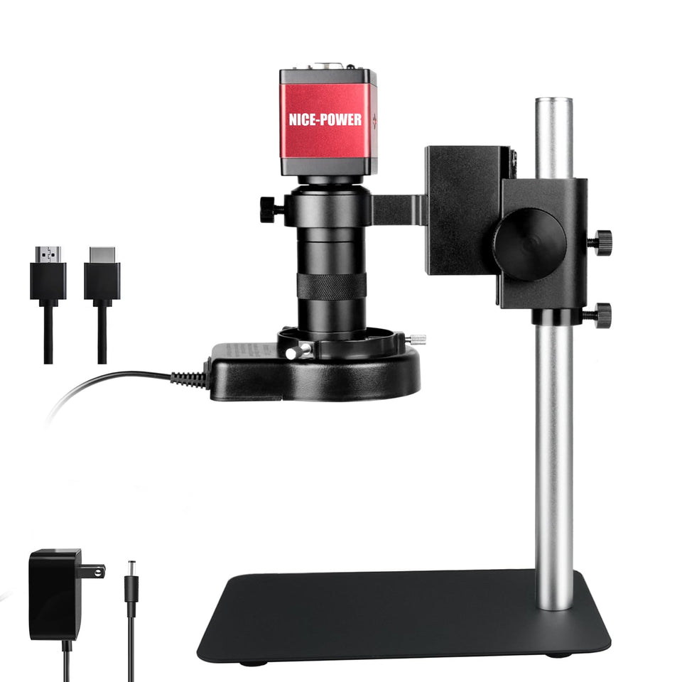 NICE-POWER digital microscope with 13MP HD camera enables detailed circuit inspection
