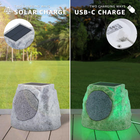 NiceBuy solar-powered charging for music anywhere, via sun or USB.