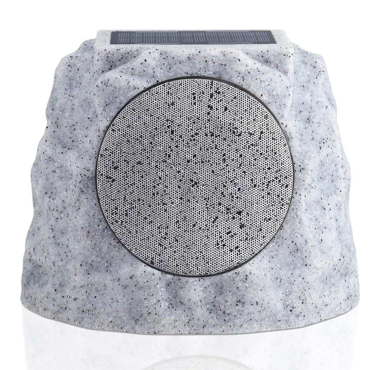 NiceBuy Solar Rock Speaker outdoor design for patio ambiance and wireless music.