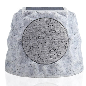 NiceBuy Solar Rock Speaker outdoor design for patio ambiance and wireless music.