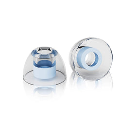 NICEHCK C04 SS eartip closeup showing skin-friendly silicone comfort.