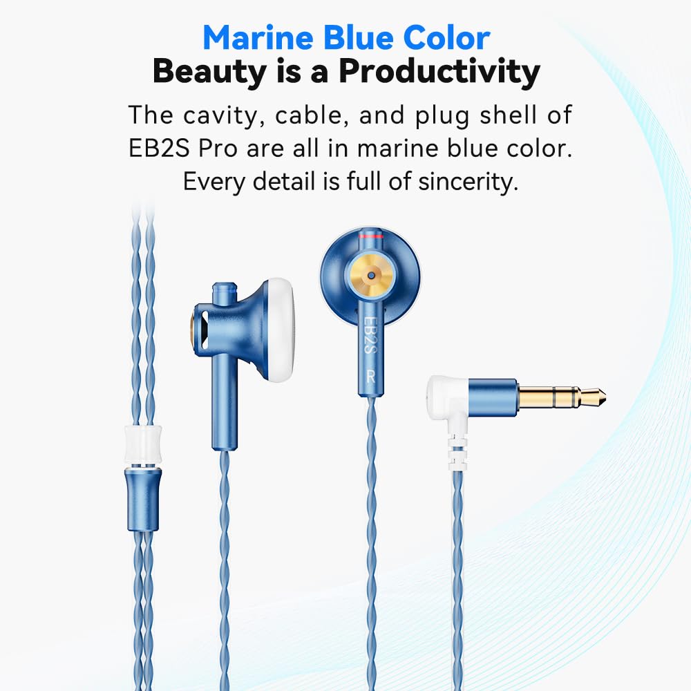 NICEHCK silver-plated cable and gold-plated plug for reliable signal transfer