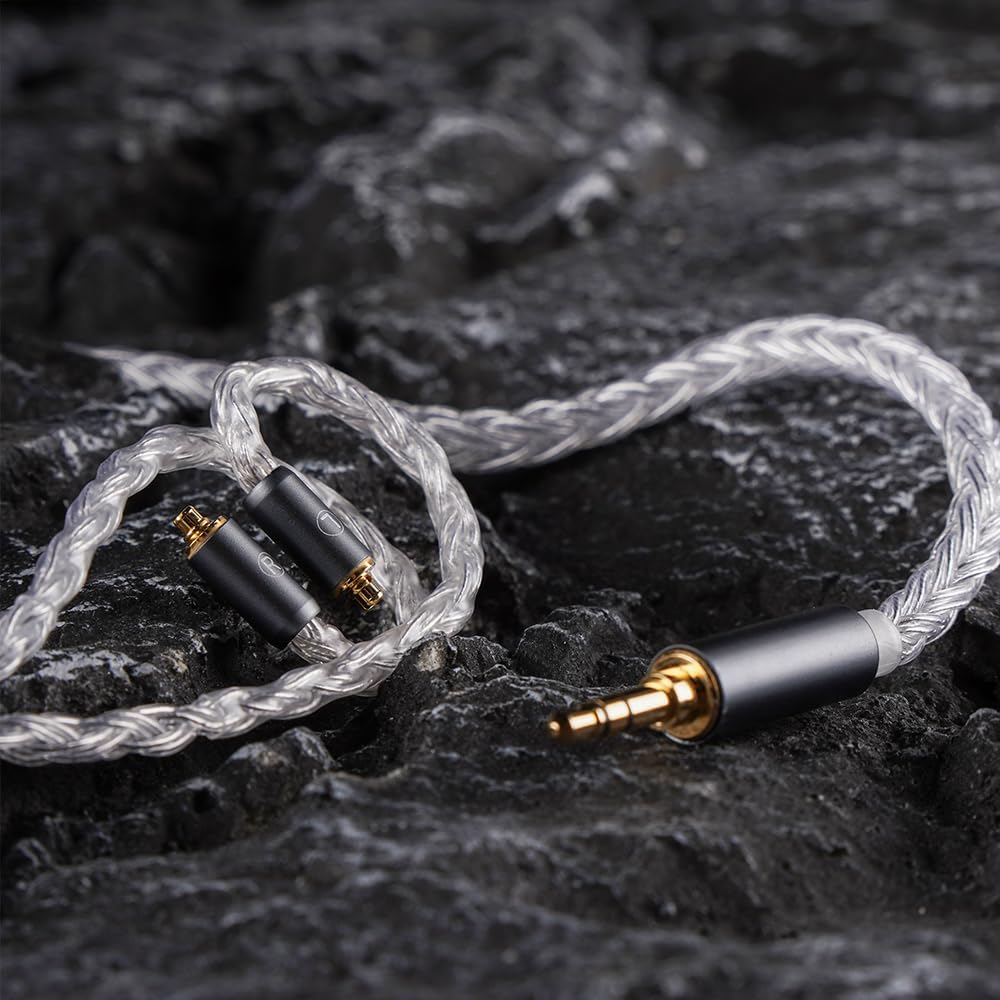 NICEHCK IcyMoon braided design reduces tangling during daily use.