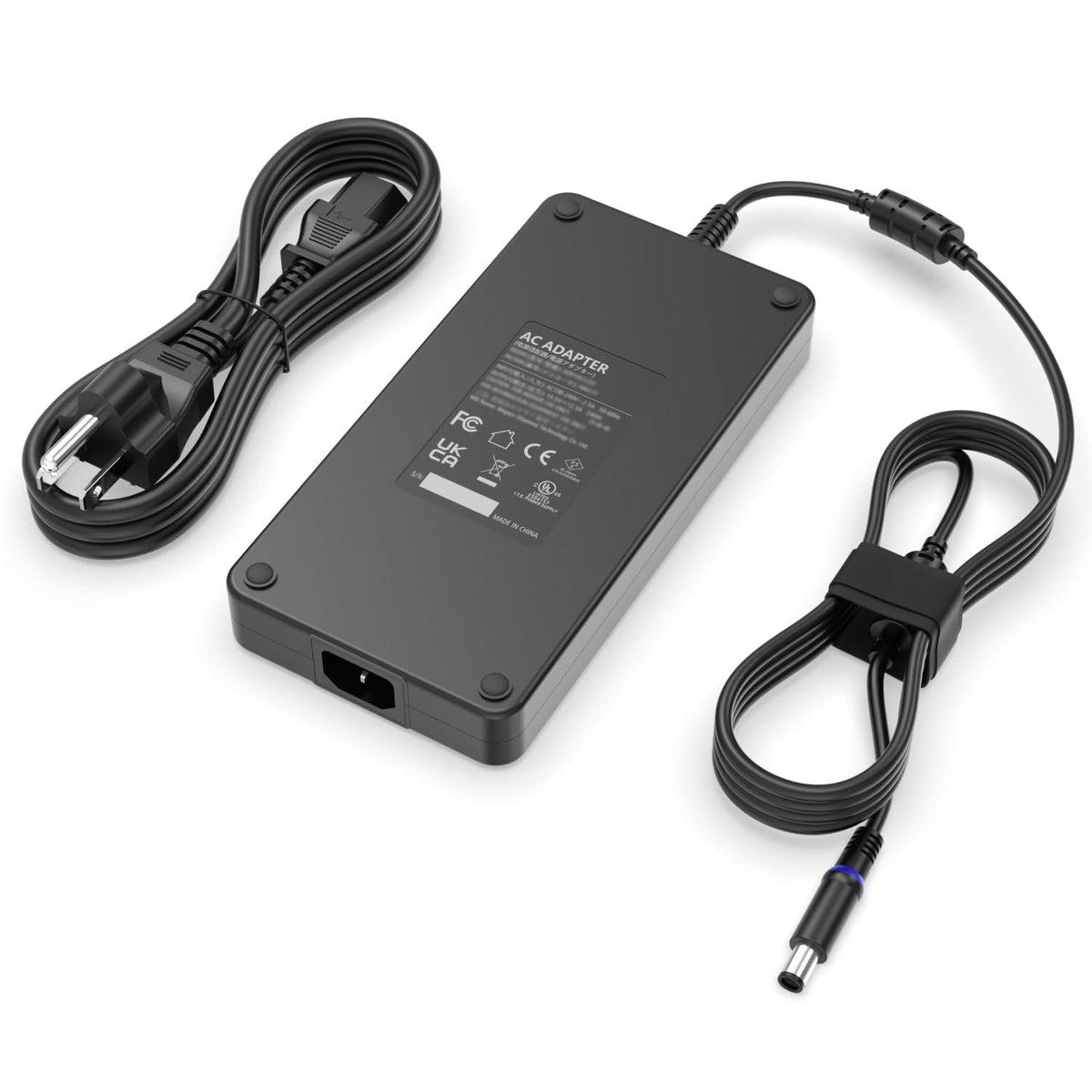 Nicpower adapter front view showing compact design and safe power delivery