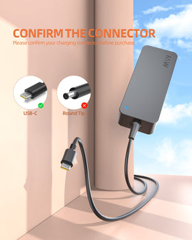 Nicpower 65W charger in use with Lenovo Yoga demonstrates reliable daytime charging